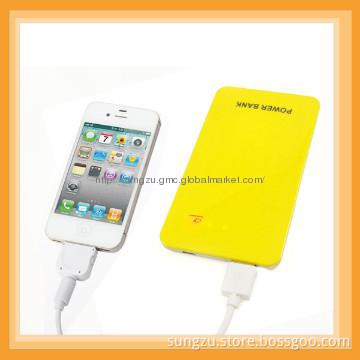 mirco usb slim power banks with 4 indicators